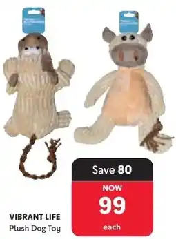 Makro VIBRANT LIFE Plush Dog Toy offer