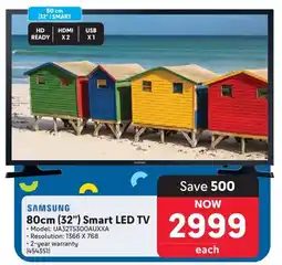 Makro SAMSUNG 80cm 32" Smart LED TV offer