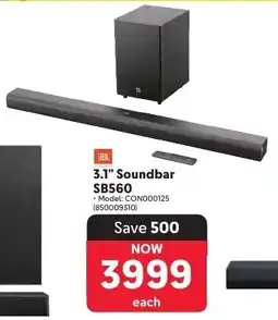 Makro JBL 3.1" Soundbar SB560 offer