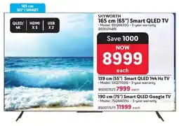 Makro SKYWORTH 165 cm 65" Smart QLED TV offer