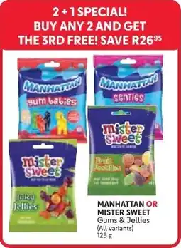 Makro MANHATTAN OR MISTER SWEET Gums & Jellies offer