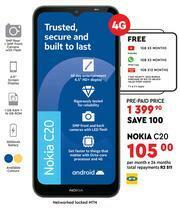 Edgars Nokia C20 Smartphone offer