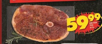 Shoprite Pork Texan Steak per kg offer