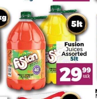 Take 'n Pay Fusion Juices Assorted 5lt offer