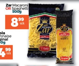 Take 'n Pay Zar Macaroni or Spaghetti 500g offer