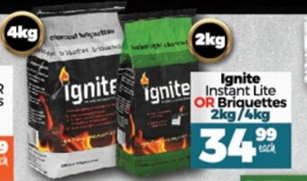 Ignite Instant Lite or Briquettes 2kg / 4kg
