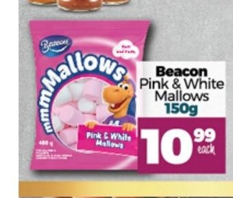 Take 'n Pay Beacon Pink & White Mallows 150g offer