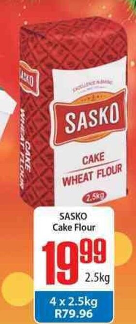 Elite Cash & Carry Sasko Cake Flour 2.5kg offer