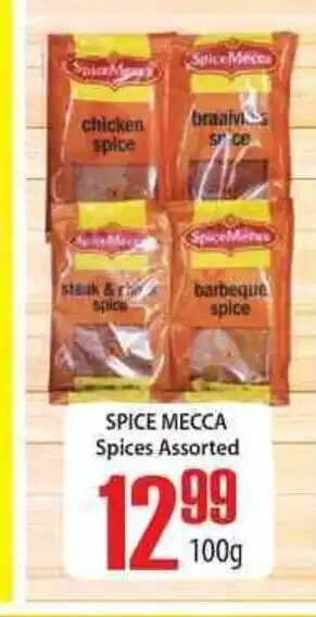 Elite Cash & Carry Spice Mecca Spices Assorted 100g offer