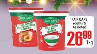 Fair Cape Yoghurts Assorted 1kg
