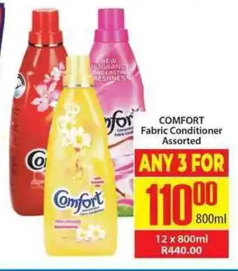 Elite Cash & Carry Comfort Fabric Conditioner Assorted 800ml offer