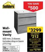 Builders Warehouse Builders Wall-Mount Vanity 771716 offer