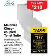 Builders Warehouse Solo Maldives Close-Coupled Toilet Suite 785071 offer