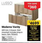 Builders Warehouse Lusso Moderno Vanity 783642 offer
