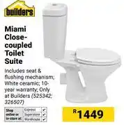 Builders Warehouse Builders Miami Close-Coupled Toilet Suite 525342, 326507 offer