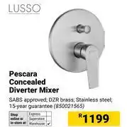 Builders Warehouse Lusso Pescara Concealed Diverter Mixer 850021565 offer