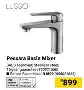 Builders Warehouse Lusso Pescara Basin Mixer 850021558 offer