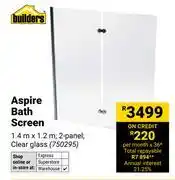 Builders Warehouse Builders Aspire Bath Screen offer