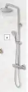 Builders Warehouse Bijiou Durance Shower Column Standard Satin offer