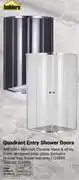 Builders Warehouse Builders Quadrant Entry Shower Doors-885mm x 885mm Each offer