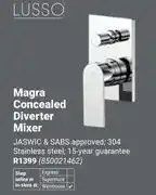 Builders Warehouse Lusso Magra Concealed Diverter Mixer offer