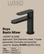Builders Warehouse Lusso Roya Basin Mixer offer