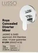 Builders Warehouse Lusso Roya Concealed Diverter Mixer offer