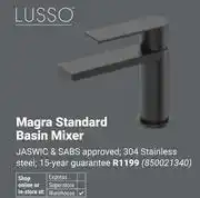 Builders Warehouse Lusso Magra Standard Basin Mixer offer