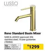 Builders Warehouse Lusso Reno Standard Basin Mixer offer