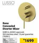 Builders Warehouse Lusso Reno Concealed Diverter Mixer offer