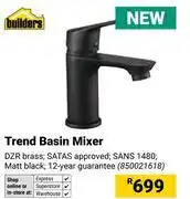 Builders Warehouse Builders Trend Basin Mixer 850021618 offer