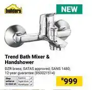 Builders Warehouse Builders Trend Bath Mixer & Hand Shower 850021514 offer