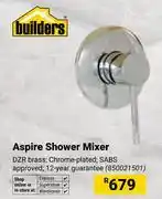 Builders Warehouse Builders Aspire Shower Mixer 8580021501 offer