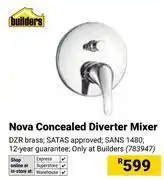 Builders Warehouse Builders Nova Concealed Diverter Mixer 783947 offer