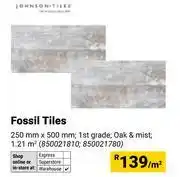 Builders Warehouse Fossil Tiles-250mm x 500mm Per Sqm offer