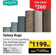 Builders Warehouse Multi Flor Galaxy Rugs-2.4m x 3.3m Each offer