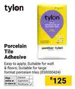 Builders Warehouse Tylon Porcelain Tile Adhesive offer