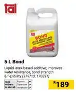Builders Warehouse Tal 5L Bond offer