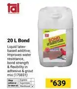 Builders Warehouse Tal 20L Bond offer