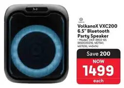 Makro VolkanoX VXC200 6.5" Bluetooth Party Speaker offer