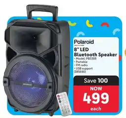 Makro Polaroid 8" LED Bluetooth Speaker offer