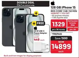 Makro iPhone 15 128GB offer