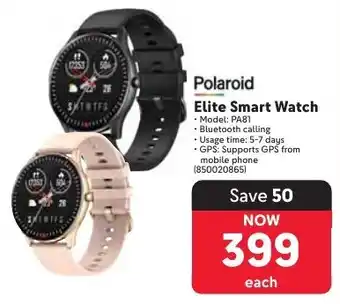Makro Polaroid Elite Smart Watch offer
