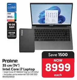 Makro Proline 35 cm 14" Intel Core i7 Laptop offer