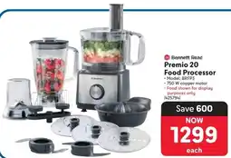 Makro Bennett Read Premio 20 Food Processor offer