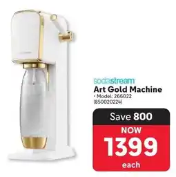 Makro Sodastream Art Gold Machine offer