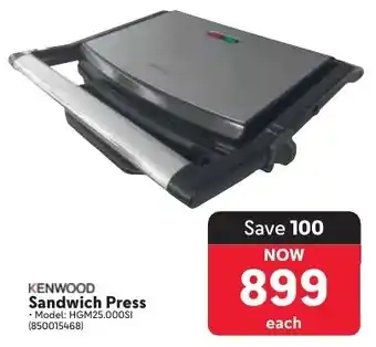 Makro KENWOOD Sandwich Press offer