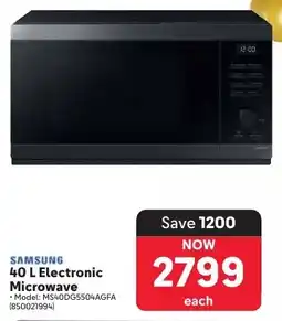 Makro SAMSUNG Electronic Microwave offer