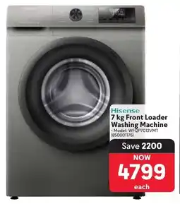 Makro Hisense Front Loader Washing Machine offer