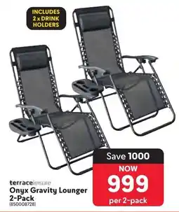 Makro Terrace Leisure Onyx Gravity Lounger offer